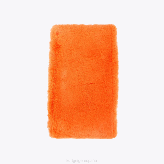 Kurt Geiger mujer bufanda de amapola de Londres 2LPR513 | accesorios naranja